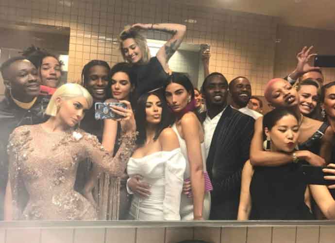 Kendall Jenner's celebrity selfie at 2017 MET Gala
