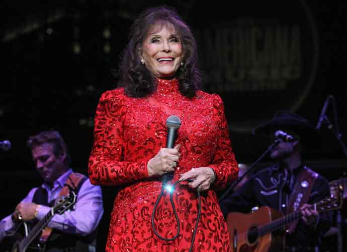 NASHVILLE, TN - SEPTEMBER 19: Loretta Lynn performs during the 16th Annual Americana Music Festival & Conference at Ascend Amphitheater on September 19, 2015 in Nashville, Tennessee. (Photo by Terry Wyatt/Getty Images for Americana Music)
