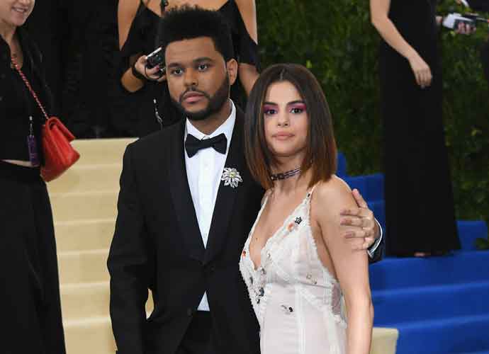 NEW YORK, NY - MAY 01: The Weeknd and Selena Gomez attend the 'Rei Kawakubo/Comme des Garcons: Art Of The In-Between' Costume Institute Gala at Metropolitan Museum of Art on May 1, 2017 in New York City. (Photo by Dia Dipasupil/Getty Images For Entertainment Weekly)