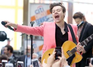 Harry Styles performing live on NBC's Today show in New York City (Image: Getty)