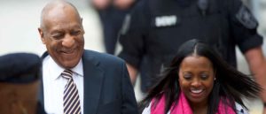 NORRISTOWN, PA - JUNE 5: Bill Cosby arrives with Keshia Knight Pulliam at the Montgomery County Courthouse before the opening of the sexual assault trial June 5, 2017 in Norristown, Pennsylvania. A former Temple University employee alleges that the entertainer drugged and molested her in 2004 at his home in suburban Philadelphia. More than 40 women have accused the 79 year old entertainer of sexual assault. (Photo by Mark Makela/Getty Images)