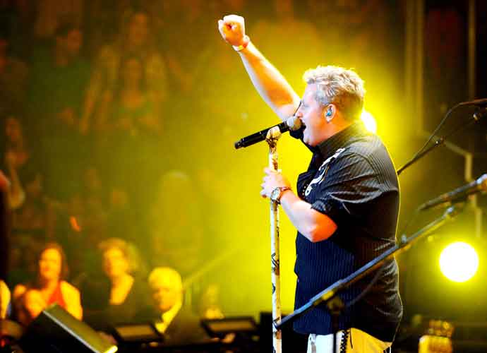 LAS VEGAS, NV - SEPTEMBER 24: Singer Gary LeVox of Rascal Flatts performs onstage at the iHeartRadio Music Festival held at the MGM Grand Garden Arena on September 24, 2011 in Las Vegas, Nevada. (Photo by Michael Kovac/Getty Images for Clear Channel)