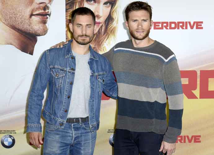 Cast attend photocell of the movie 'Overdrive' at Hotel de Rome in Mitte: Clemens Schick, Scott Eastwood