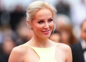 CANNES, FRANCE - MAY 19: Louise Linton attends the 'Foxcatcher' premiere during the 67th Annual Cannes Film Festival on May 19, 2014 in Cannes, France. (Photo by Vittorio Zunino Celotto/Getty Images)