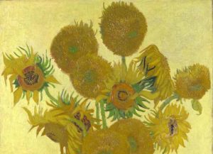 Vincent Willem van Gogh's "Sunflowers"
