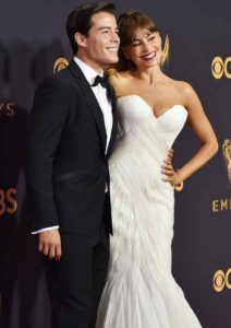 Sofia Vergara and son at the 2017 Emmys