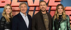 Sylvia Hoeks,Harrison Ford,Ryan Gosling,Ana De Armas at 'Blade Runner 2049' Photocall in London