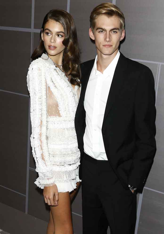 Kaia Gerber and Presley Gerber at New York Fashion Week - Daily Front Row's Fashion Media Awards - Arrivals (Image: Getty)