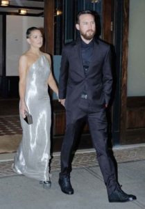 Kate Hudson and boyfriend Danny Fujikawa leave her hotel in New York City