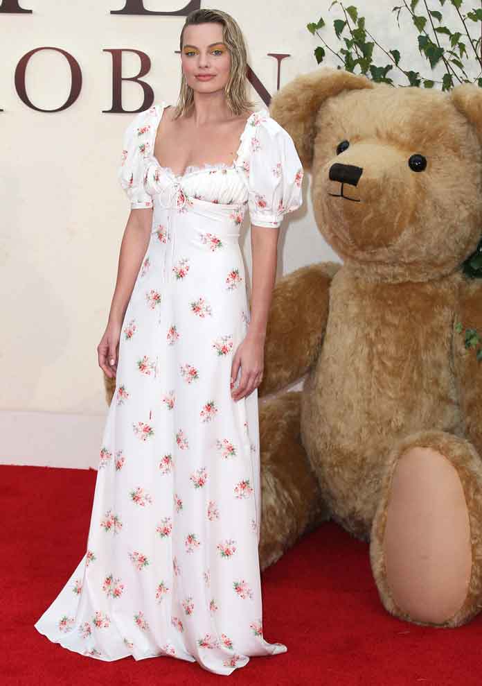 Margot Robbie at The World Premiere of 'Goodbye Christopher Robin' held at the Odeon Leicester Square