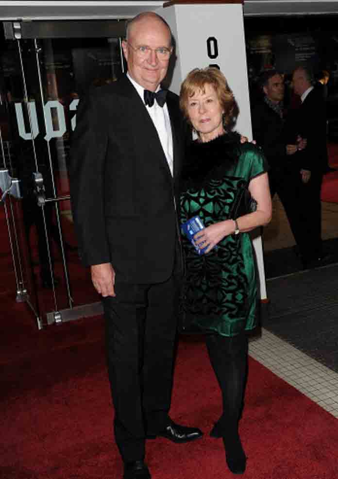 Jim Broadbent and his wife Anastasia Lewis (2011)