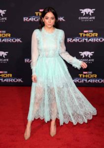Chloe Bennet attends 'Thor: Ragnarok' Film Premiere at El Capitan Theatre in Hollywood.
