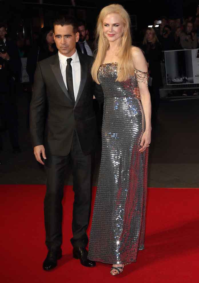 Colin Farrell and Nicole Kidman at London Film Festival - Killing of a Sacred Deer, the Headline Gala at Odeon Leicester Square, London