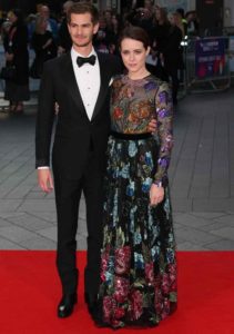 Claire Foy and Andrew Garfield at the BFI LFF Opening Night Gala UK Premiere of 'Breathe' held at the Odeon Leicester Square - Arrivals