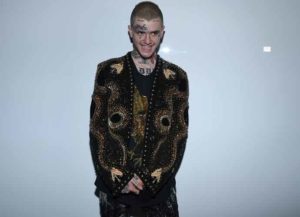 PARIS, FRANCE - JUNE 24: Lil Peep attends the Balmain Menswear Spring/Summer 2018 show as part of Paris Fashion Week on June 24, 2017 in Paris, France. (Photo by Pascal Le Segretain/Getty Images)