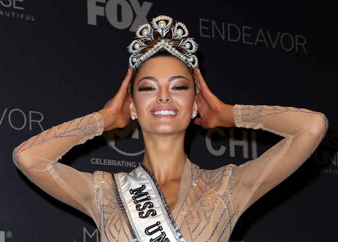 Miss South Africa Demi-Leigh Nel-Peters at the 66th Miss Universe Winner Press Conference at Planet Hollywood Resort & Casino