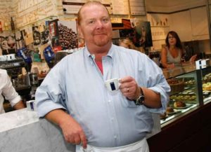 NEW YORK - AUGUST 31: Chef Mario Batali samples coffee during a tour of 'Eataly's prior to the grand opening of 'Eataly's' on August 31, 2010 in New York City. (Photo by Jemal Countess/Getty Images)