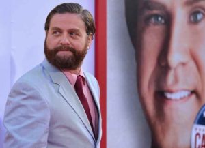 HOLLYWOOD, CA - AUGUST 02: Actor Zach Galifianakis arrives at the Premiere of Warner Bros. Pictures' 'The Campaign' at Grauman's Chinese Theatre on August 2, 2012 in Hollywood, California. (Photo by Frazer Harrison/Getty Images)