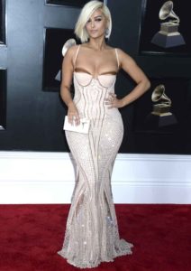 Bebe Rexha attends the 60th Annual Grammys