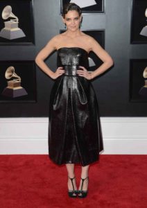Katie Holmes attends 60th Annual Grammy Awards (2018)
