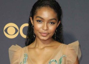 Yara Shahidi attends The 69th Emmy Awards At The Microsoft Theater In Los Angeles, California