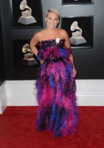 Pink at 60th Annual GRAMMY Awards held at Madison Square Garden