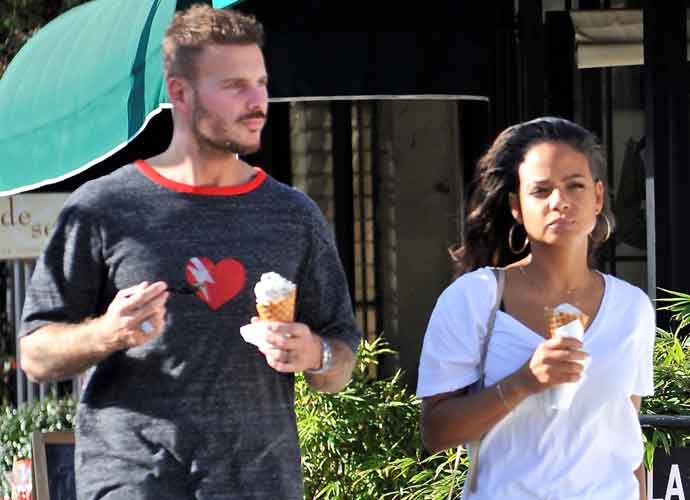 Christina Milian goes out for ice cream and shopping with her boyfriend Matt Pokora