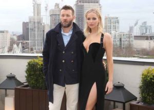 Jennifer Lawrence & Joel Edgerton at London photocall for 'Red Sparrow' at the Corinthia Hotel, London.