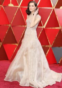 Allison Williams attends the Oscars 2018
