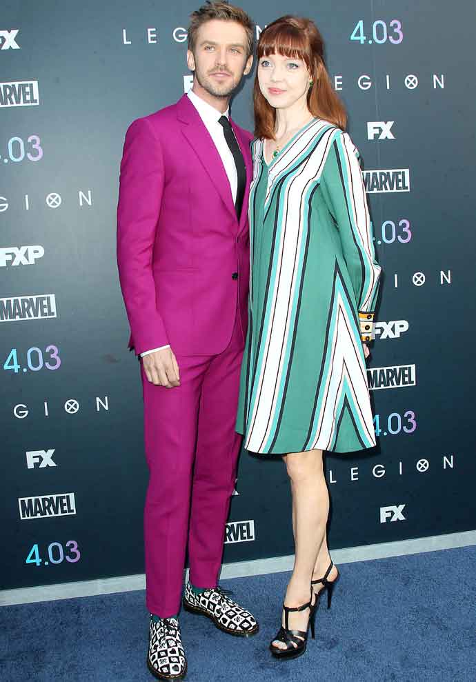 Dan and Susie Stevens Dress In Paul Smith For 'Legion' Season Two Premiere