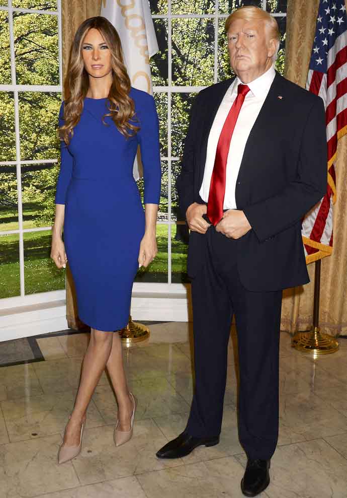 Melania Trump Wax Figure Unveiled At Madame Tussauds In New York City