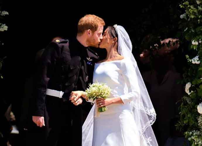 Meghan Markle Glows In Givenchy Wedding Dress By Clare Waight Keller (Image: Getty)