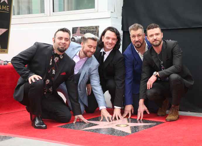 *NSYNC Reunite To Receive Their Star On The Hollywood Walk Of Fame