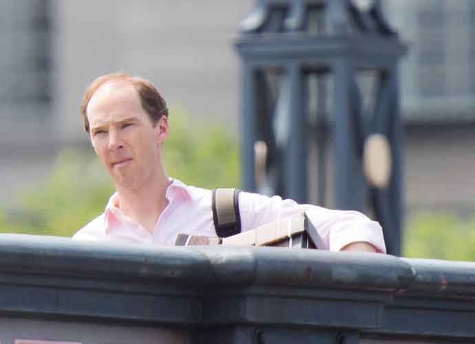 A Bald Benedict Cumberbatch Films Channel 4 Brexit Drama In London