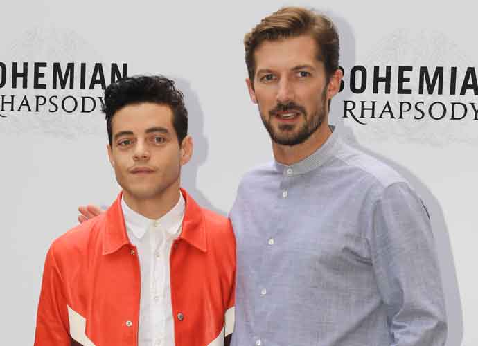 Rami Malek & Gwilym Lee Attend 'Bohemian Rhapsody' Photocall