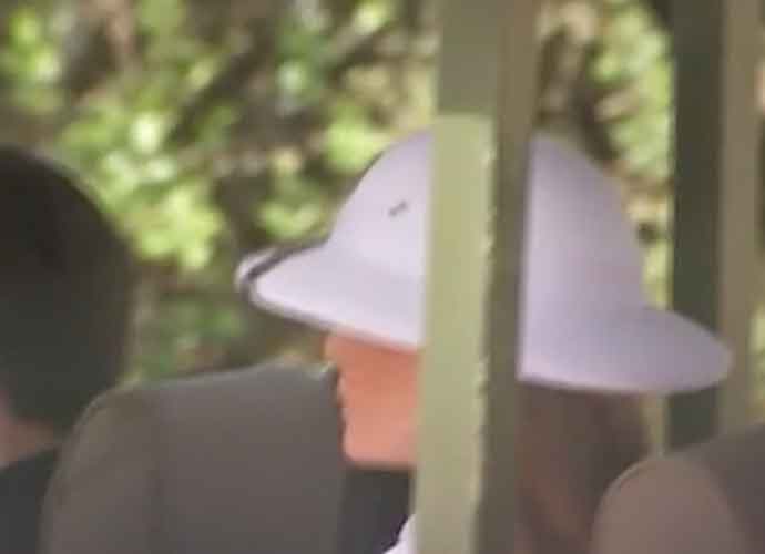 Melania Trump Wears White Pith Helmet In Africa, Twitter Slams The 