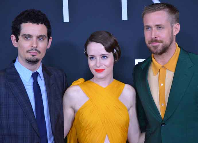Damien Chazelle, Claire Foy & Ryan Gosling Attend Premiere Of 'First Man'
