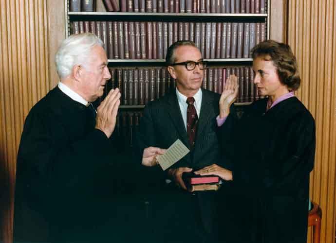 Sandra Day O'Connor Being Sworn in at the Supreme Court