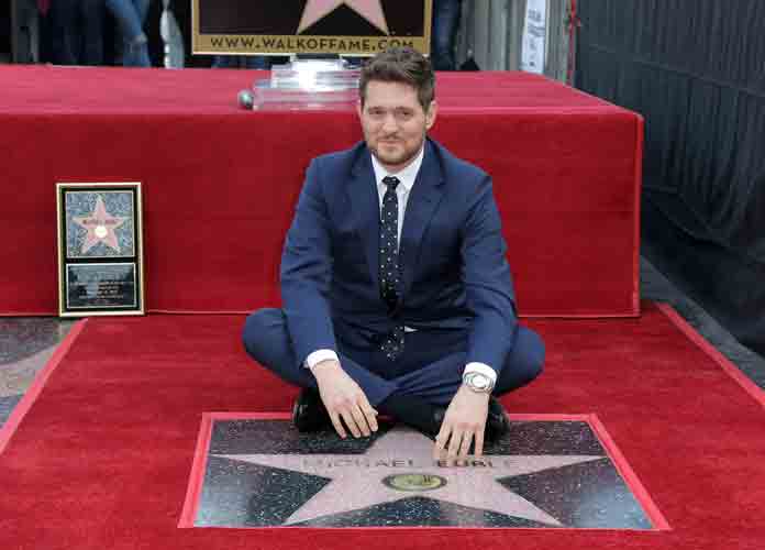 Michael Buble is honoured with Star on The Hollywood Walk Of Fame PersonInImage : Michael Buble Credit : FayesVision/WENN.com