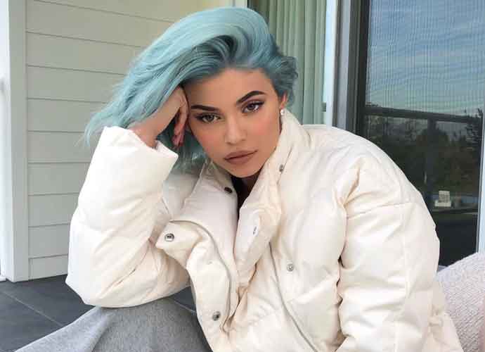 Kylie Jenner Debuts Icy Blue Hair Color