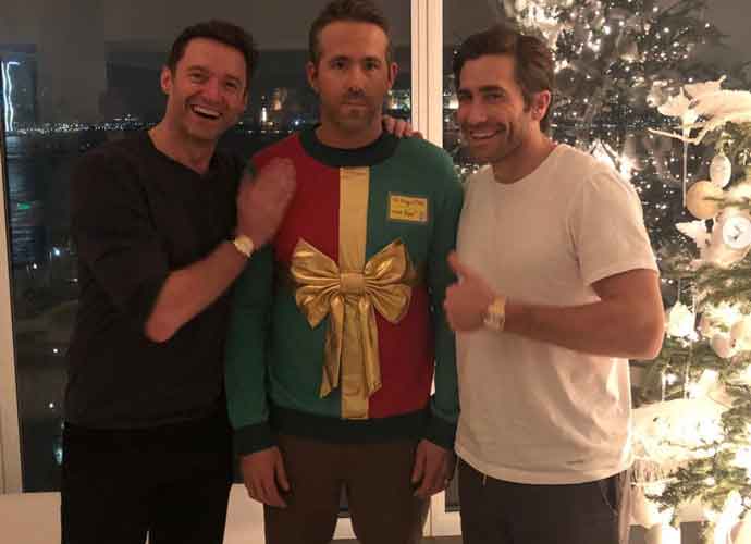 Jake Gyllenhaal & Hugh Jackman Prank Ryan Reynolds With Fake Sweater Party