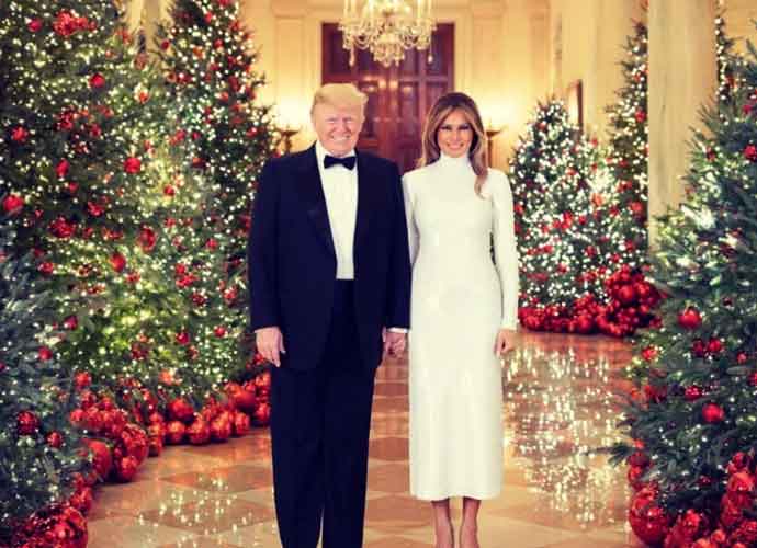 Donald & Melania Trump Unveil Official White House Christmas Portraits