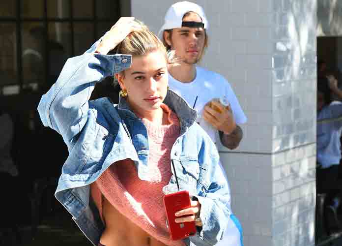 Justin Bieber and Hailey Baldwin go to Joans on Third in L.A.