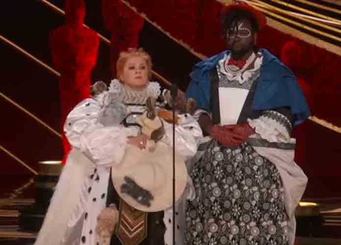 Melissa McCarthy and Brian Tyree Henry mock 'The Favourite' at Oscars 2019