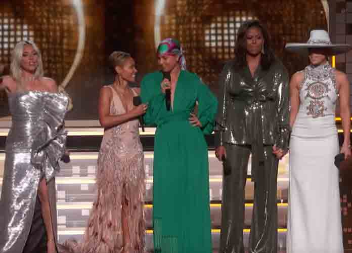 Michelle Obama Helps Open Grammy Awards With Emotional Tribute To Music [VIDEO]