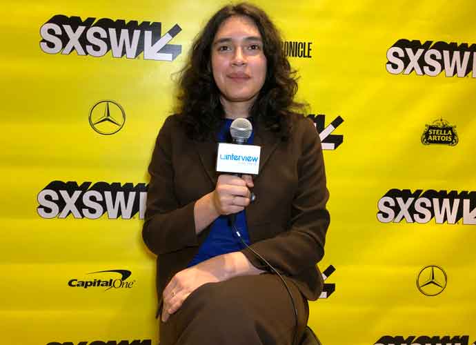 Trans actor Carlie Guevara interviewed by uInterview about 'The Garden Left Behind' at SXSW in 2019 (Photo: Erik Meers)