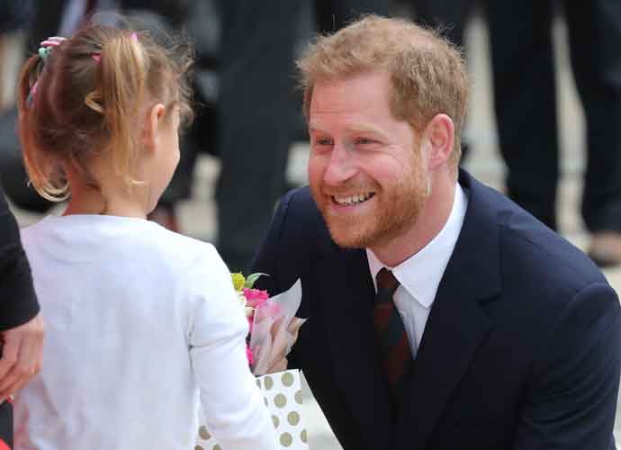 Prince Harry Received Flowers From 4-Year-Old Girl