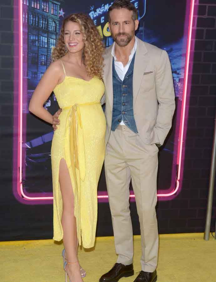 Blake Lively Debuts Baby Bump At 'Detective Pikachu' Premiere, Pregnant With 3rd Child With Ryan Reynolds