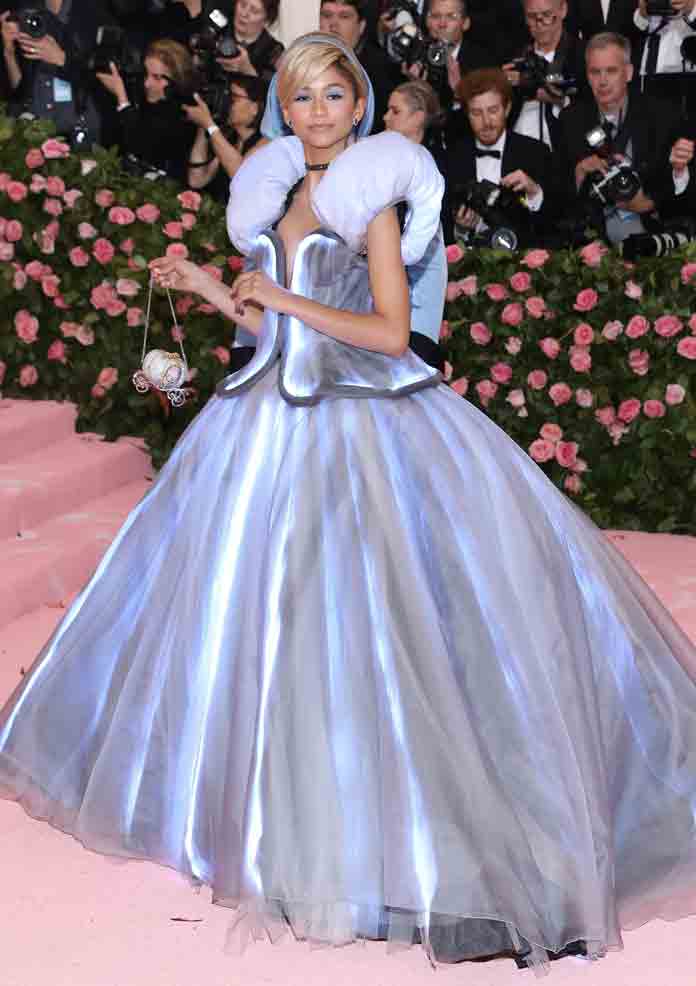 The 2019 Met Gala Celebrating Camp: Notes On Fashion at The Metropolitan Museum of Art on May 6, 2019 in New York City.: Zendaya