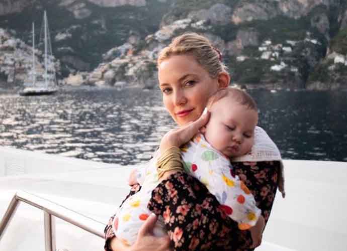 Kate Hudson Takes Baby Runi Rose To Italy's Amalfi Coast
